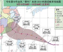 “泰利”逼近 惠州发台风白色预警